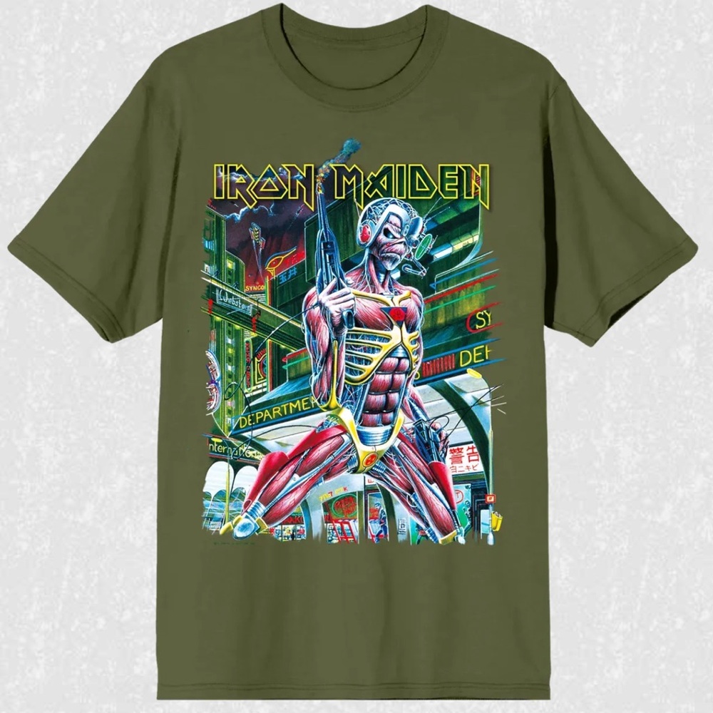 IRON MAIDEN 💀 SOMEWHERE IN TIME 💀 TEE ⚡️NEW!